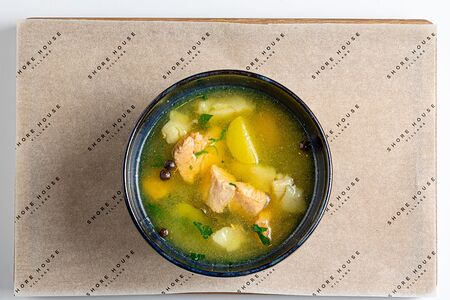 Рыбная похлебка из форели и палтуса