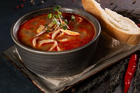 Суп с морепродуктами