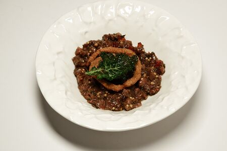 Тартар из оленины 