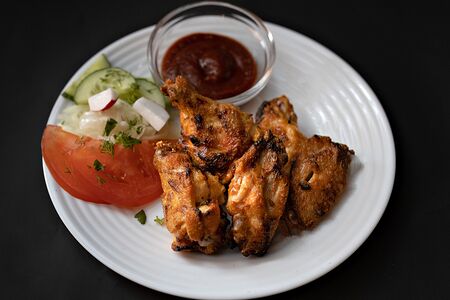 Шашлык из куриных крылышек