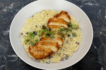 Орзо с куриной грудкой 