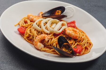 Паста с морепродуктами 