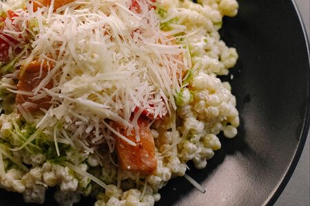 Птитим с семгой