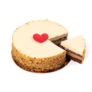 Торт Чизкейк шоколадно-карамельный