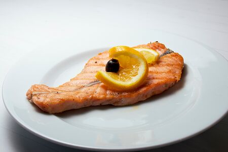 Стейк из семги Бабочка