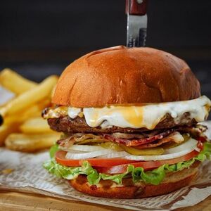 Блю Чиз бургер