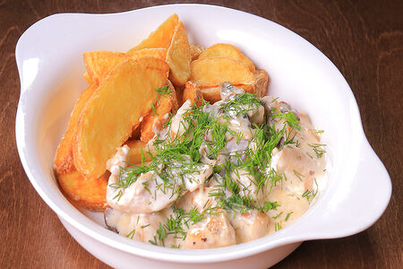 Свинина в сливочном соусе