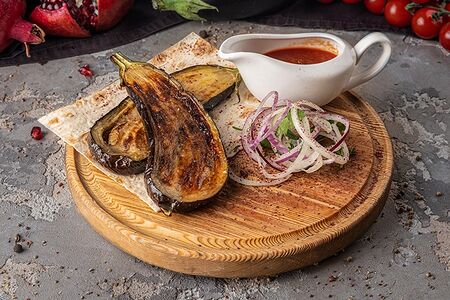 Шашлык из баклажанов