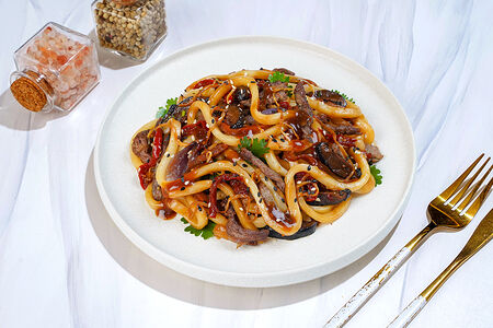 Удон с говядиной