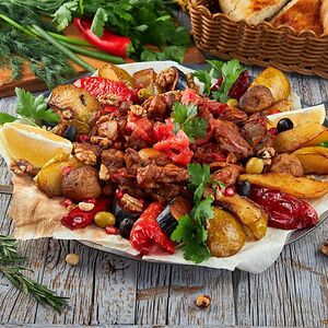 Яндекс садж с телятиной