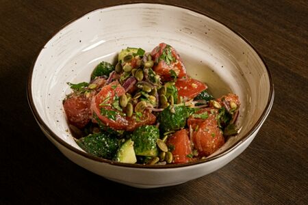 Салатик со свежими овощами