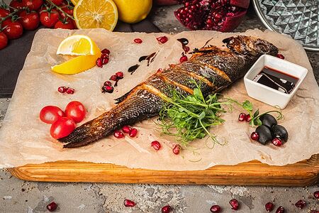 Сибас на гриле