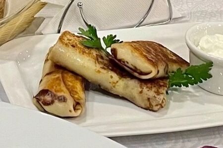 Блинчики с мясом 