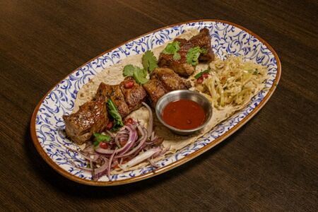 Шашлык из свиной шеи