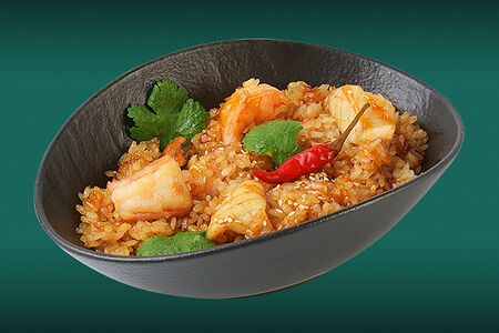 Тяхан с морепродуктами