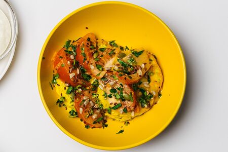 Нутовые оладушки