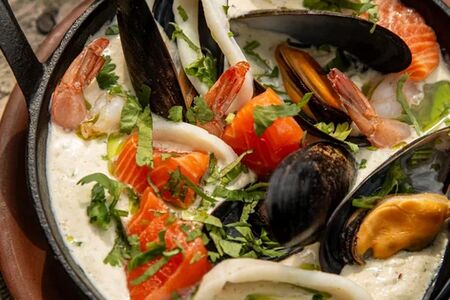 Морепродукты по-чкмерски