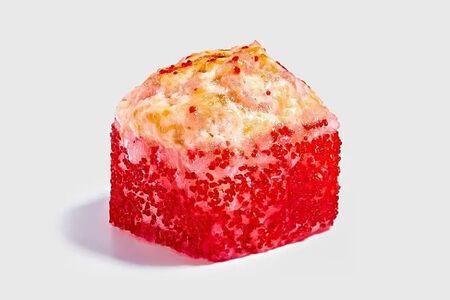 Запеченный с креветками