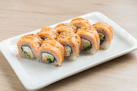 Филадельфия люкс Запеченный ролл