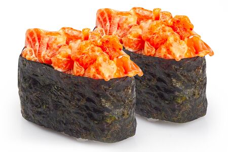 Гункан Острый лосось