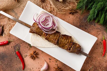 Шашлык из говядины