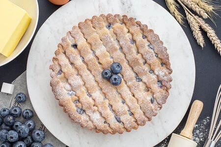 Тарт с черничной начинкой