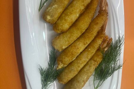 Креветки жареные