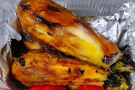 Баклажан на углях