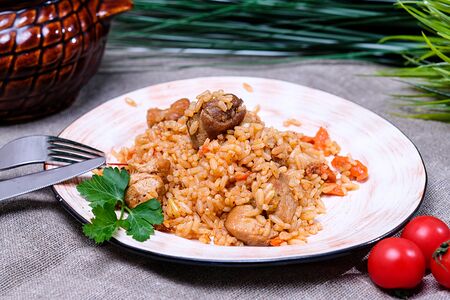 Плов с курицей