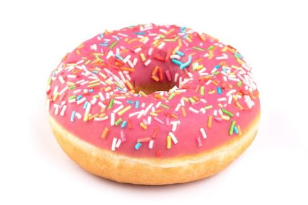 Донат глазированный Клубника