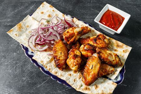 Шашлык из куриных крыльев сет