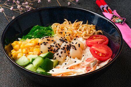 Поке с курицей