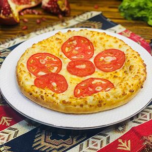 Мини-хачапури по-мегрельски с помидорами