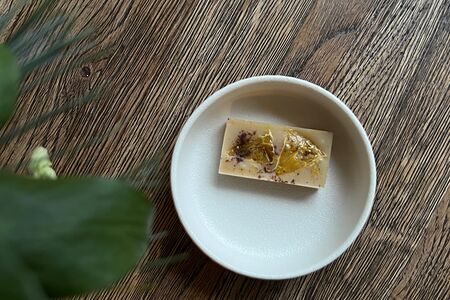 Мини-шоколад белый с апельсином Vegan