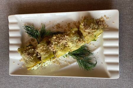 Рулеты из баклажан 