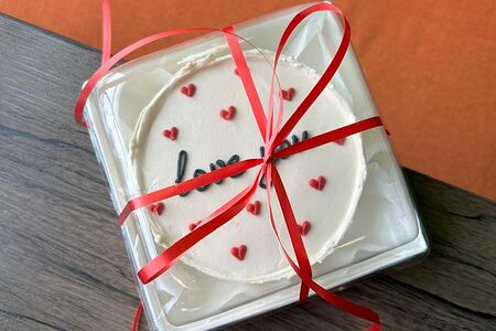 Бенто-торт красный бархат 