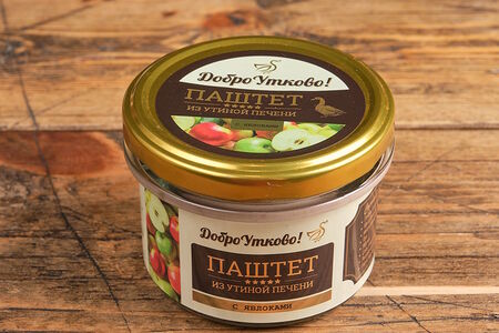 Паштет из утиной печени с яблоками
