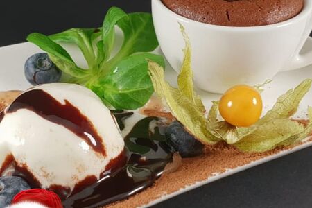 Шоколадный фондан