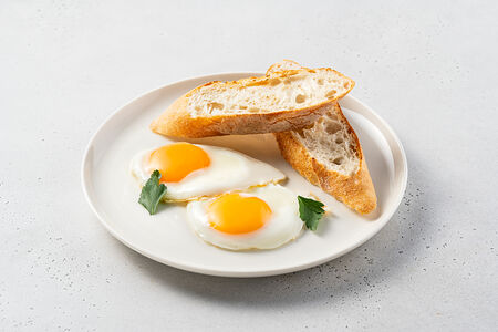 Яичница из 2х яиц