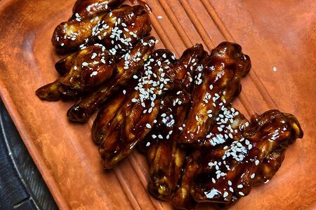 Крылышки в соусе терияки