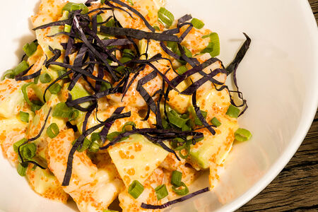 Лангустины с авокадо