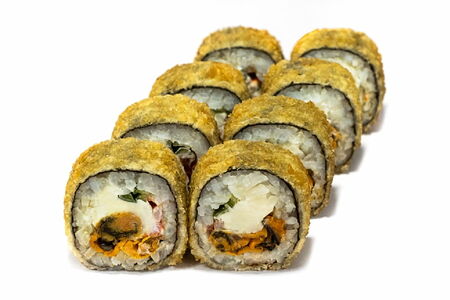 Жареный ролл с мидиями