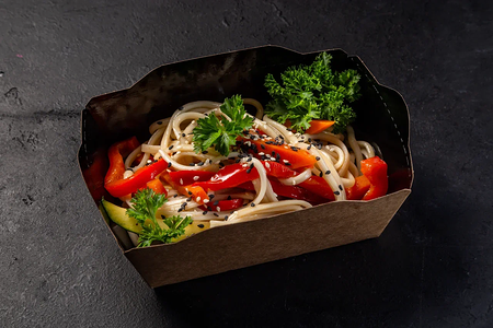 Удон с овощами