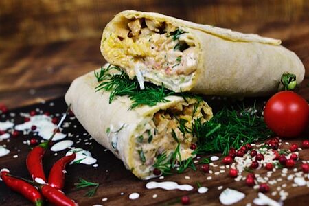 Сырная шаурма (стандарт)