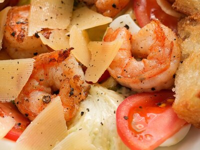 Цезарь с креветкой  