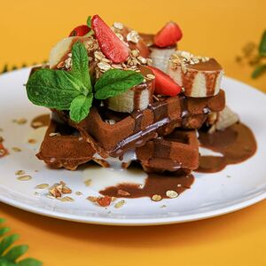 Творожные бельгийские вафли