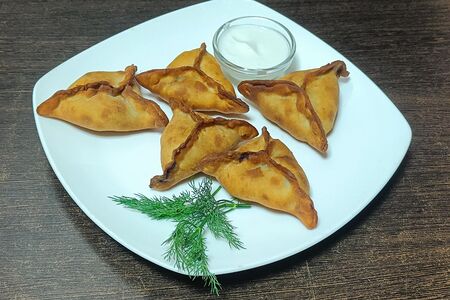 Вареник с картофелем и грибами