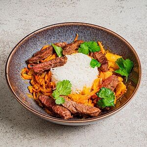 Жёлтый карри с говядиной