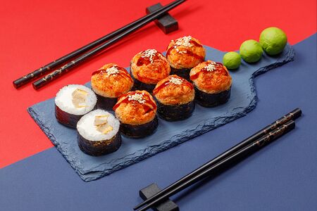 Запеченный с лососем