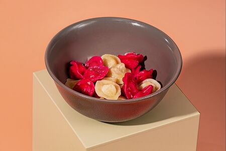 Разноцветные пельмешки